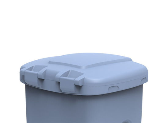 LLDPE の回転成形品単一壁のふたの耐摩耗性が付いている 150L のゴミ箱