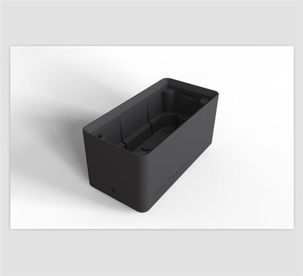 密集したRotomolded LLDPEのHDPEのプラスチック棚箱の二重壁の黒色火薬