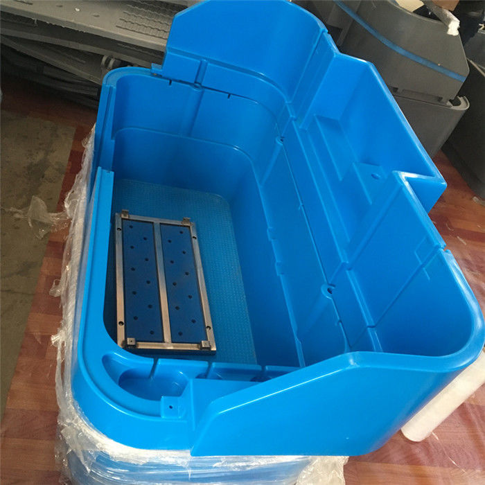プラスチック回転鋳造物の青い色床の転位の二重壁が付いている小さいペットBathのためのプラスチック浴槽型